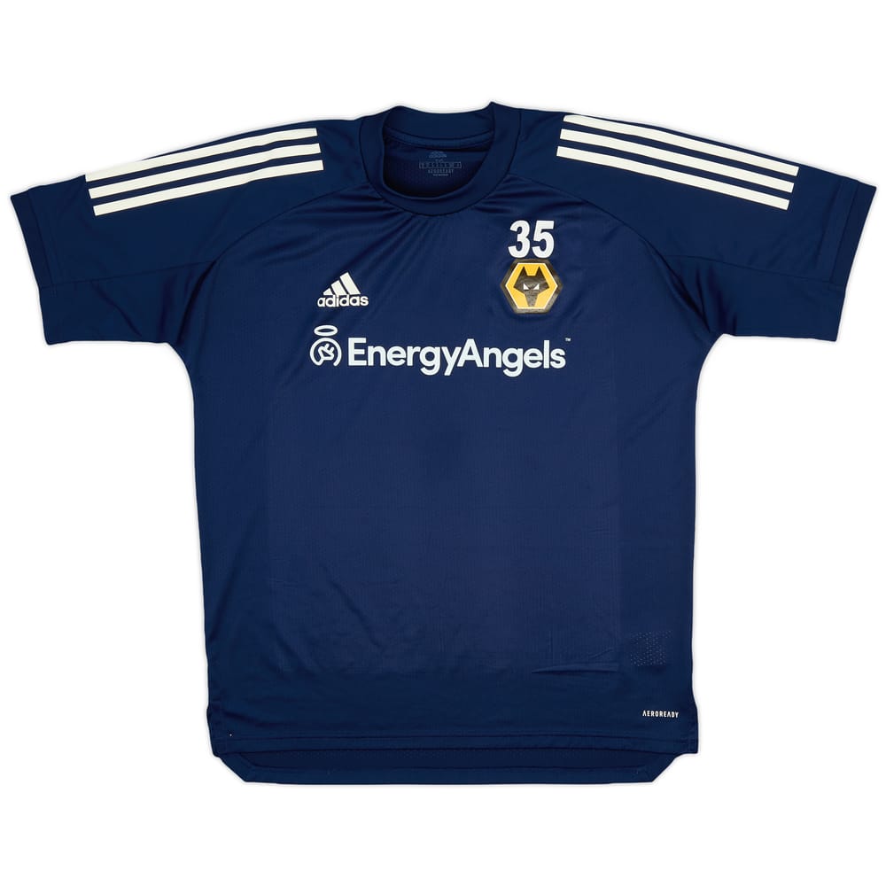 2020-21 Wolves Player Issue adidas Training Shirt #35 - 9/10 - (M)