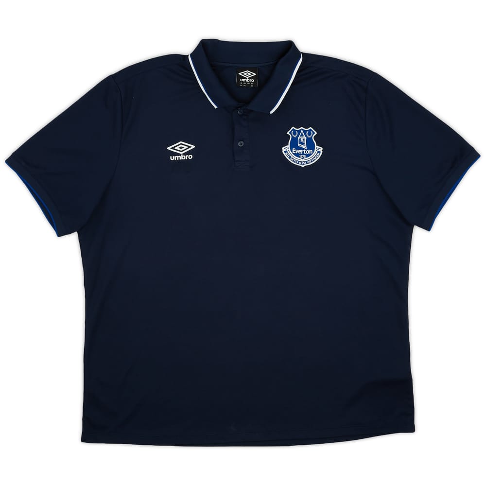 2018-19 Everton Umbro Polo Shirt - 9/10 - (3XL)