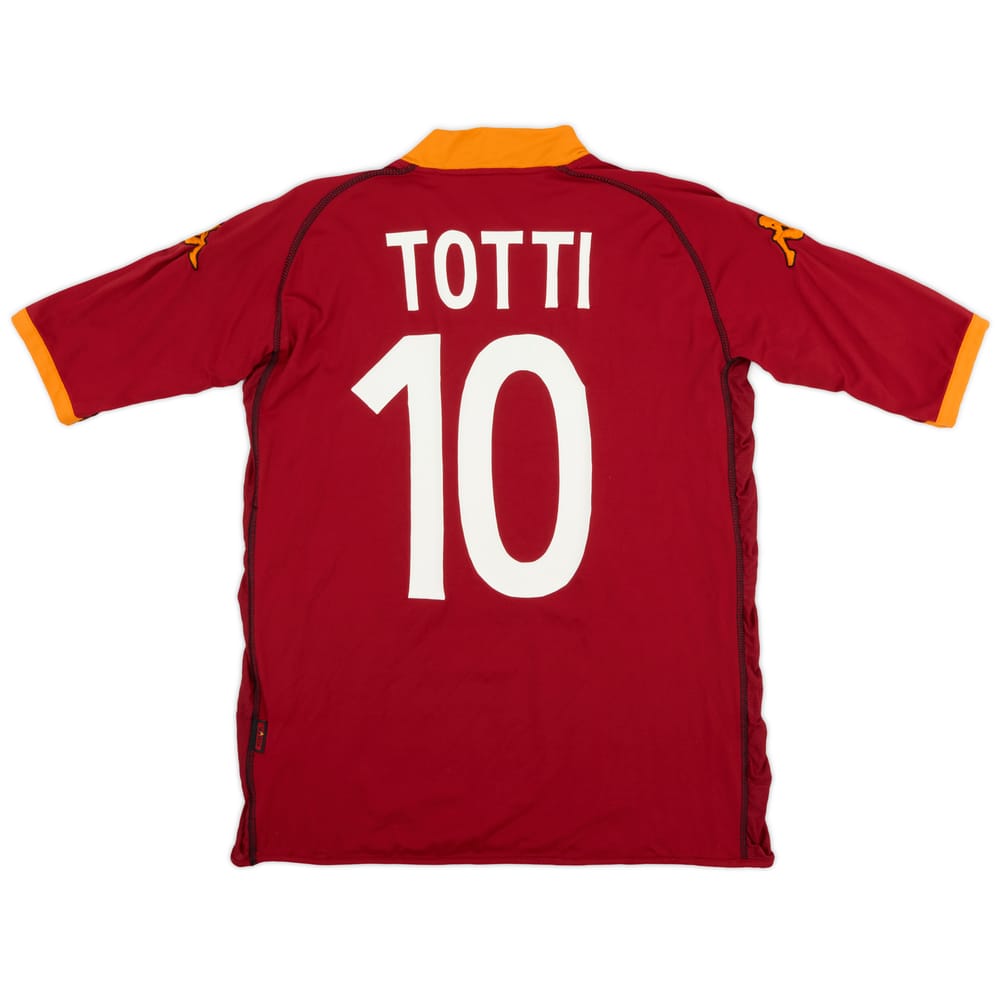 2002-03 Roma Home Shirt Totti #10 - 10/10 - (L)