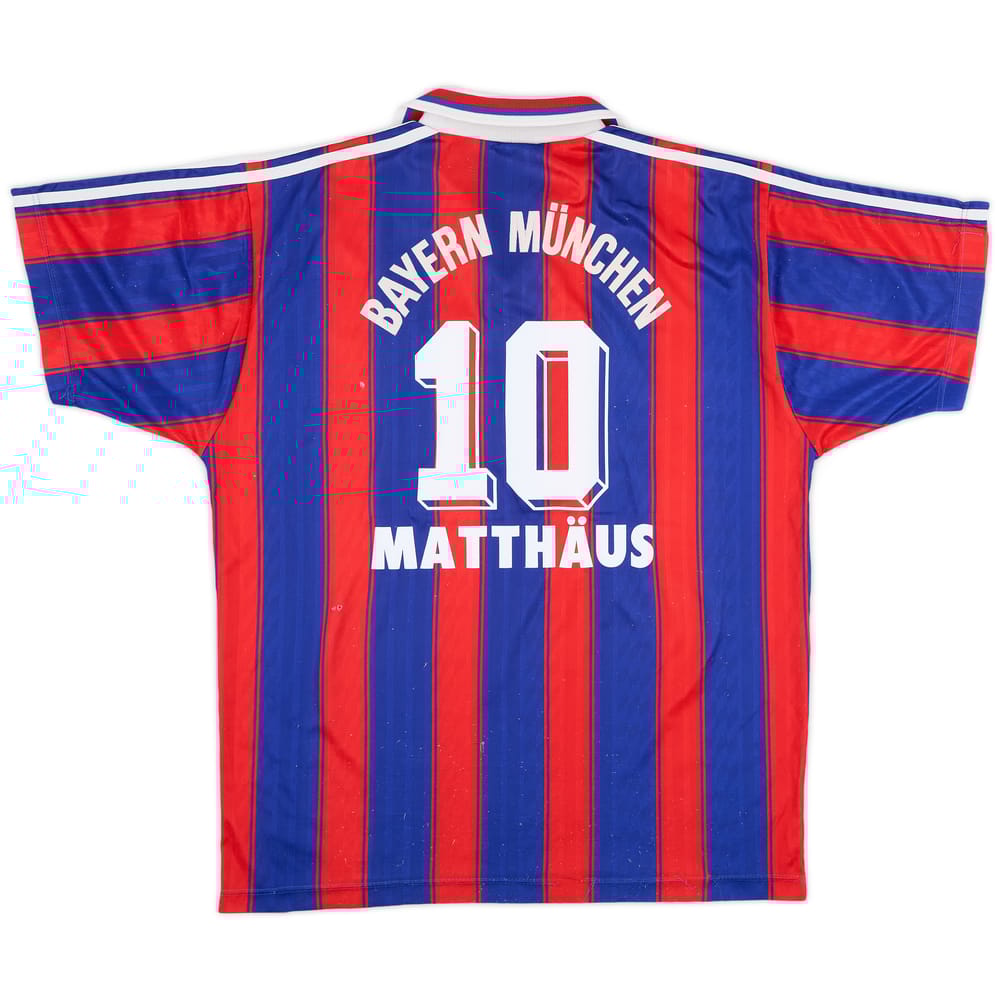 1995-97 Bayern Munich Home Shirt Matthaus #10 - 5/10 - (L)