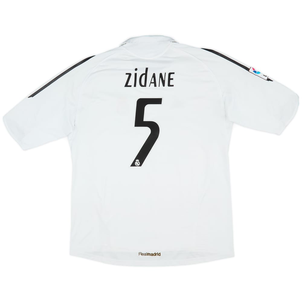 2005-06 Real Madrid Home Shirt Zidane #5 - 5/10 - (XL)