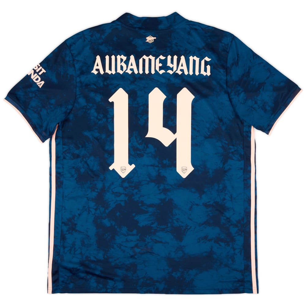 2020-21 Arsenal Third Shirt Aubameyang #14 (XL)