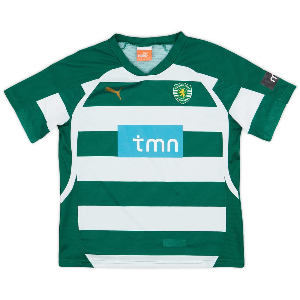 2010-11 Sporting CP Home Shirt - 5/10 - (M.Boys)