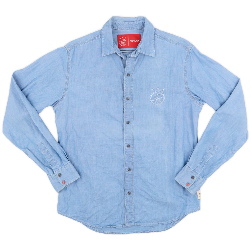 2020-21 Ajax Replay Denim Style Shirt - 9/10 - (S)