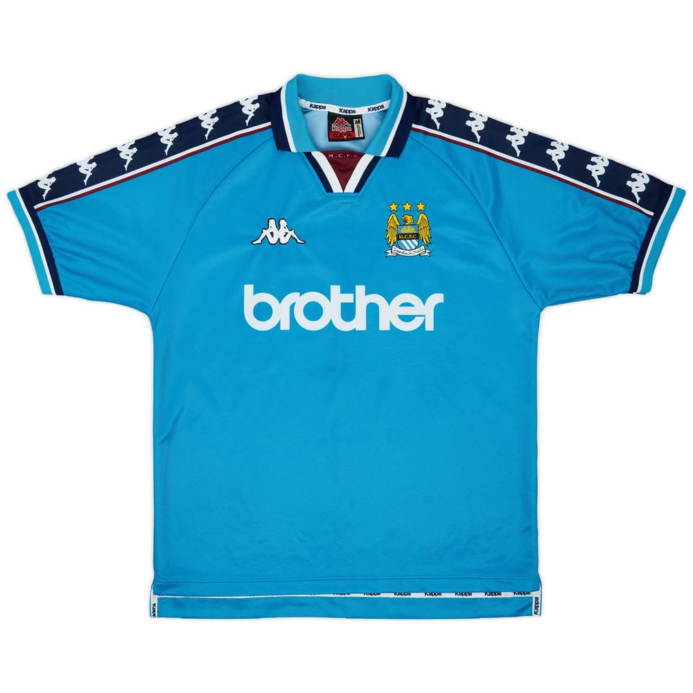1997-99 Manchester City Home Shirt - 8/10 - (M)