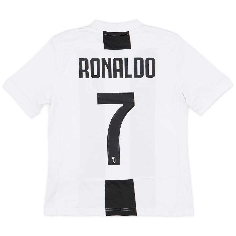 2018-19 Juventus Home Shirt Ronaldo #7 - 9/10 - (S.Boys)