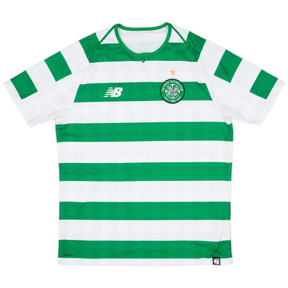 2018-19 Celtic Home Shirt - 8/10 - (M)