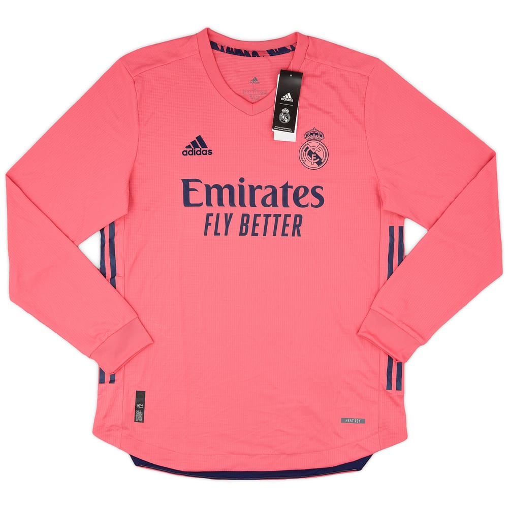 2020-21 Real Madrid Authentic Away L/S Shirt (L)