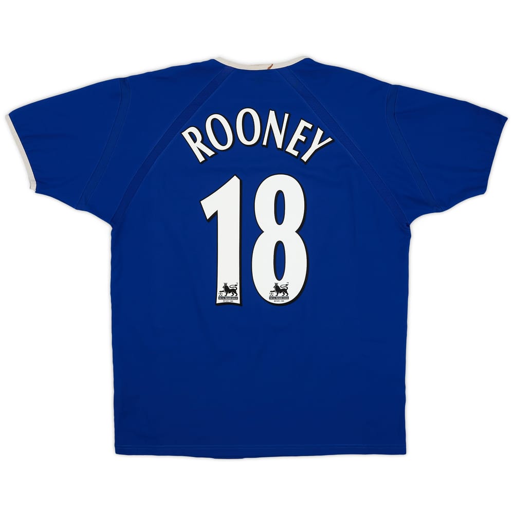 2003-04 Everton Home Shirt Rooney #18 - 5/10 - (L)