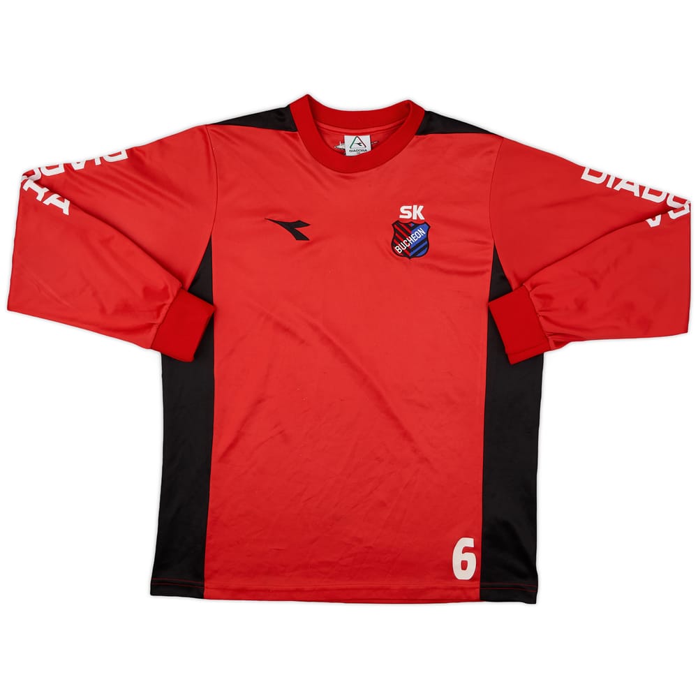 2004 Bucheon SK Player Issue Training L/S Shirt #6 - 7/10 - (L)
