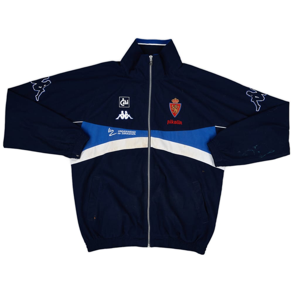 2001-03 Real Zaragoza Kappa Player Issue Track Jacket - 6/10 - (XL)