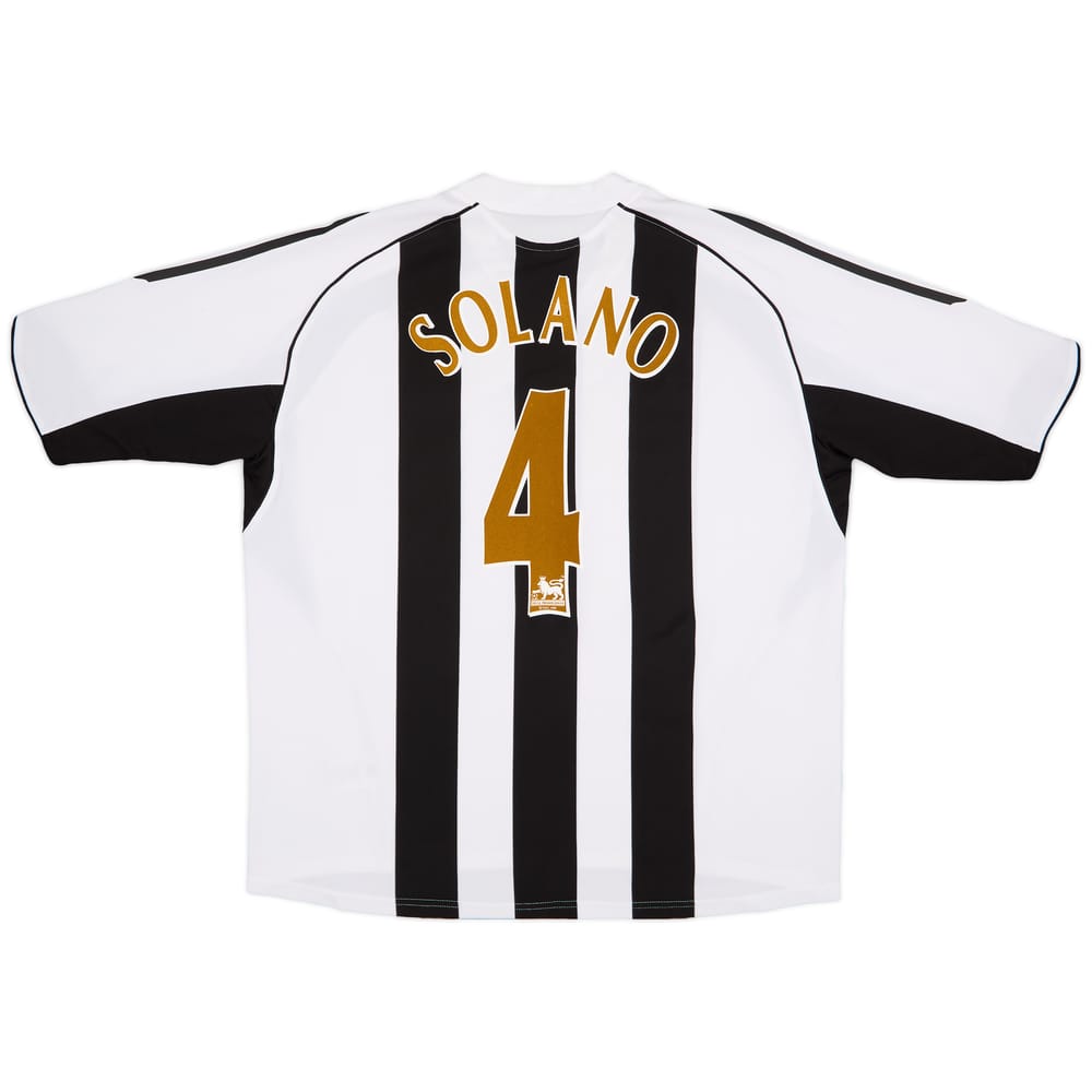 2005-07 Newcastle Home Shirt Solano #4 - 6/10 - (XXL)