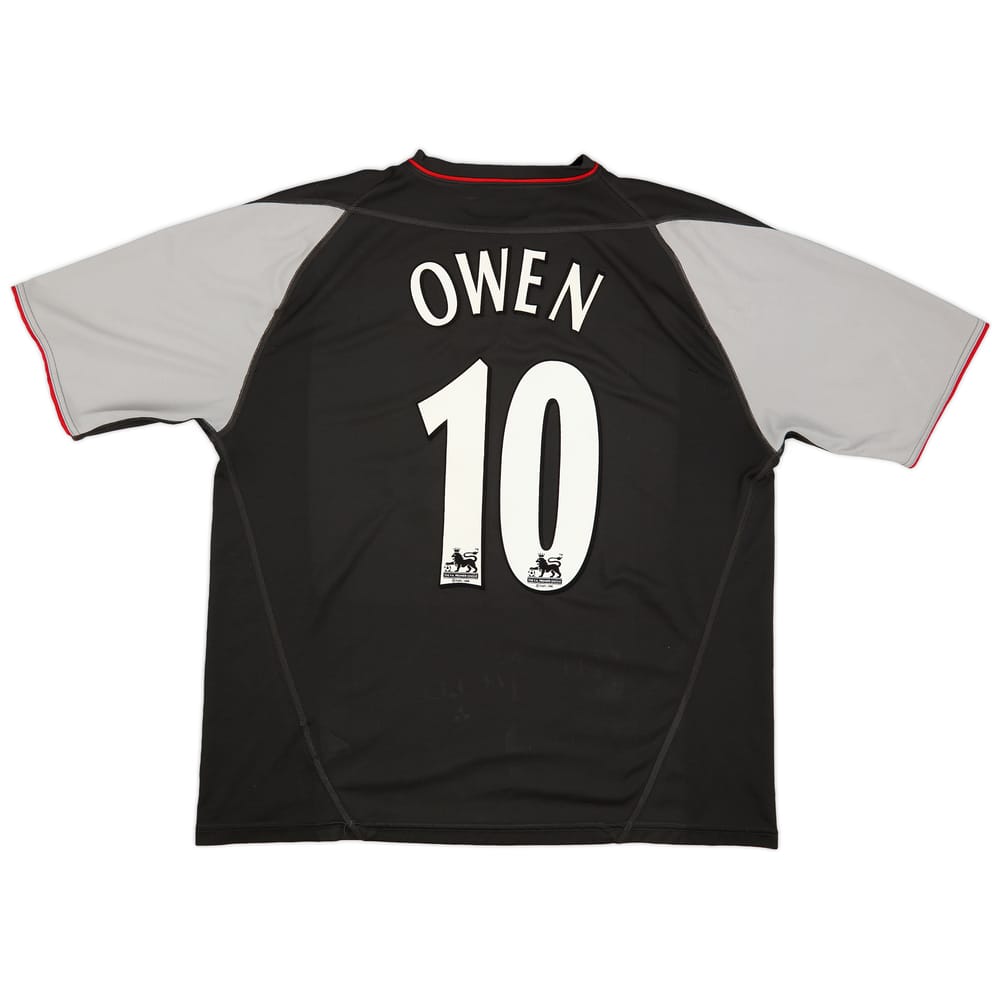 2002-04 Liverpool Away Shirt Owen #10 - 8/10 - (XL)