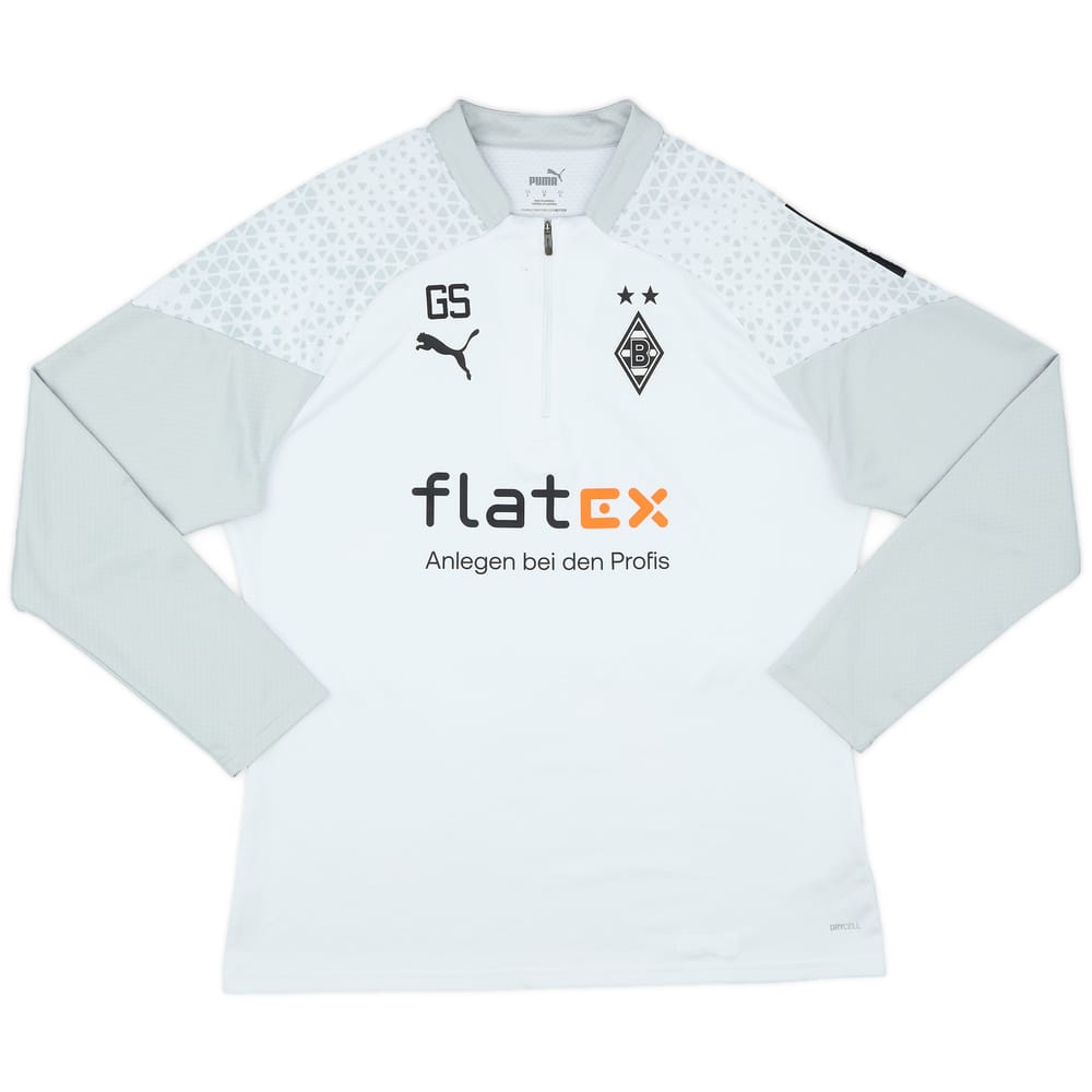 2023-24 Borussia Monchengladbach Puma Staff Issue 1/4 Zip Drill Top 'GS' - 8/10 - (L)