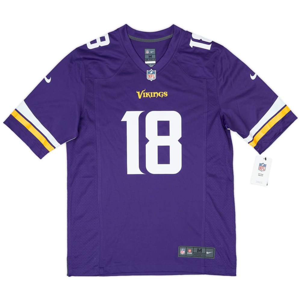 2020-24 Minnesota Vikings Jefferson #18 Nike Game Home Jersey (M)