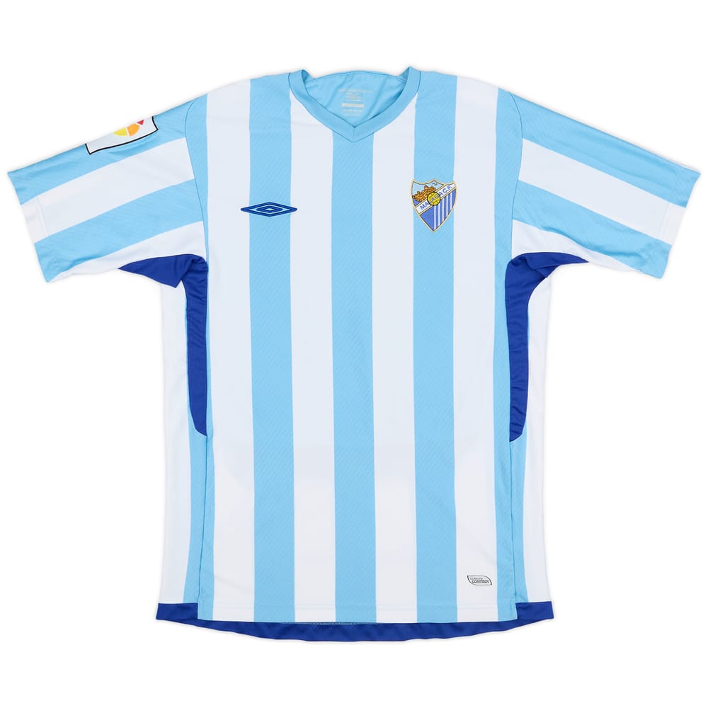 2009-10 Malaga Home Shirt - 8/10 - (L)