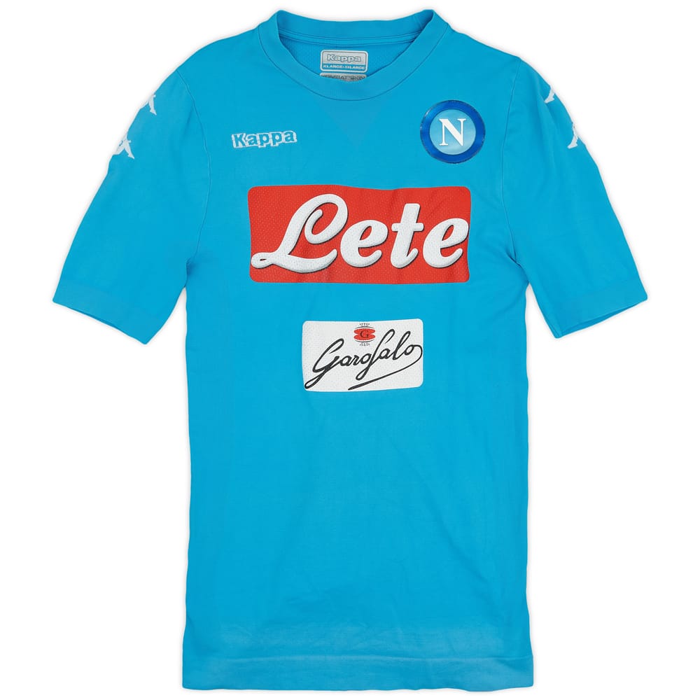 2016-17 Napoli Authentic Home Shirt - 5/10 - (XL/XXL)