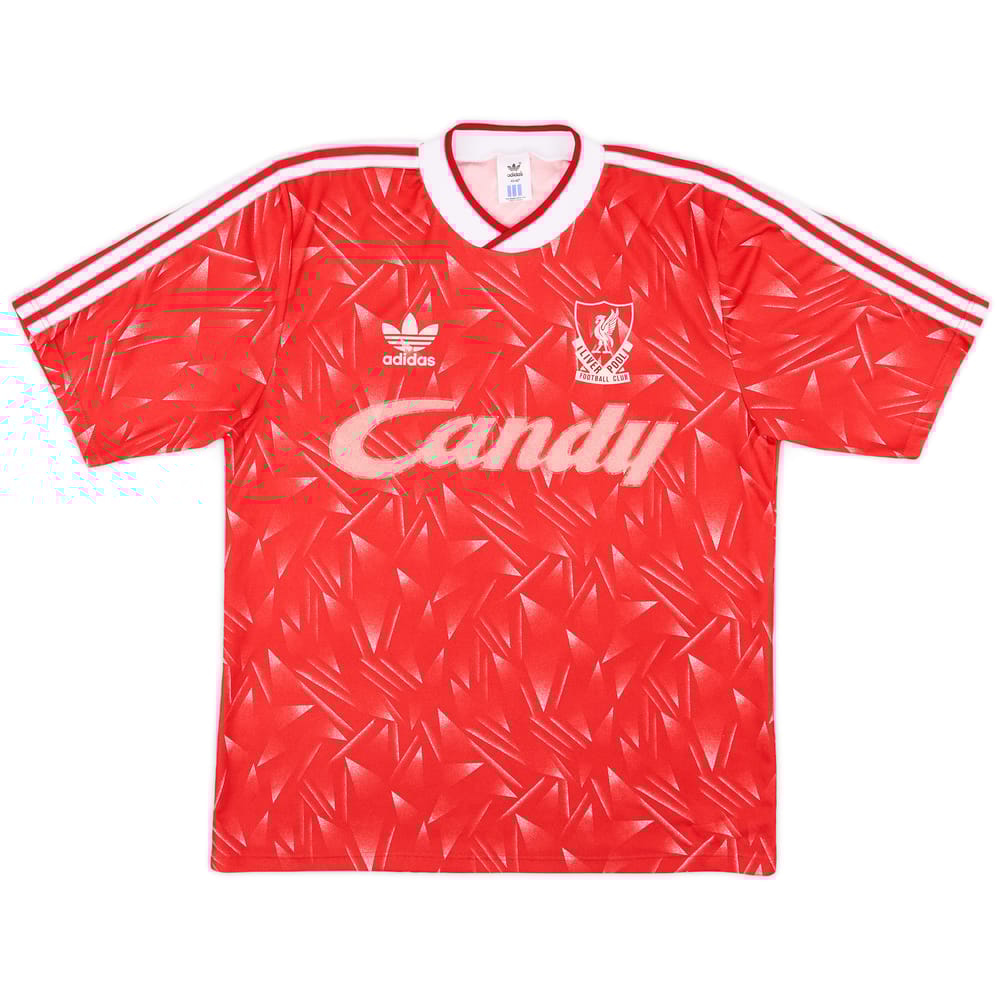 1989-91 Liverpool Home Shirt - 5/10 - (M/L)