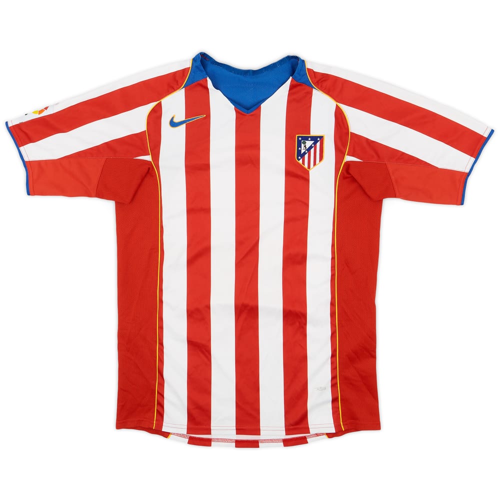 2004-05 Atletico Madrid Home Shirt - 7/10 - (XL.Boys)