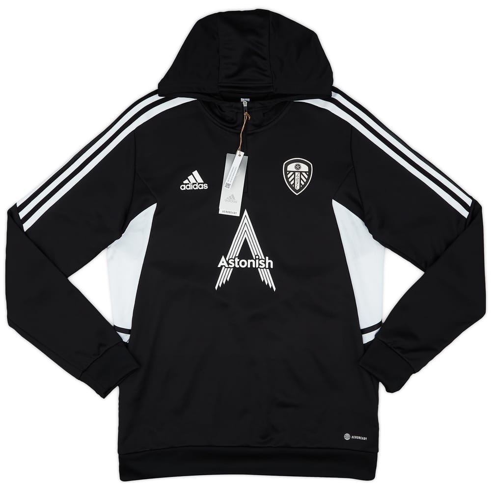 2022-23 Leeds United Player Issue 1/4 Zip Hooded Top