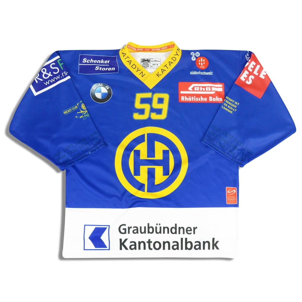 2015-16 HC Davos Simion #59 SW4U Jersey (Home) XL
