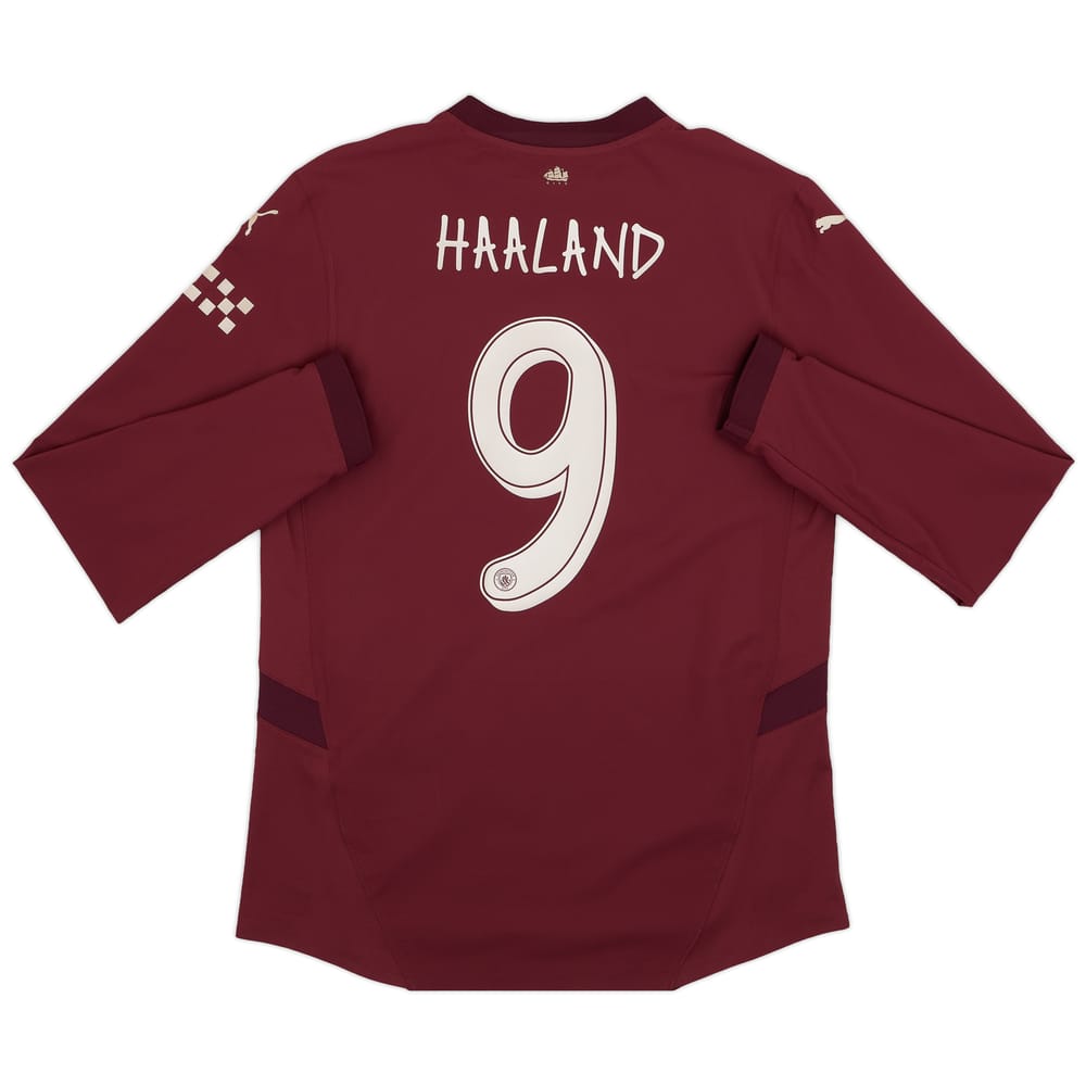 2024-25 Manchester City Authentic Third L/S Shirt Haaland #9