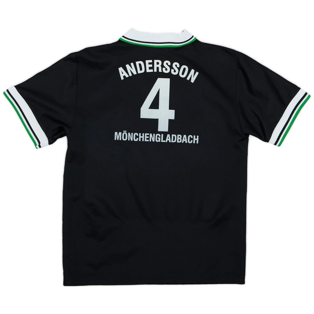 1996-97 Borussia Monchengladbach Away Shirt Andersson #4 - 8/10 - (S.Boys)