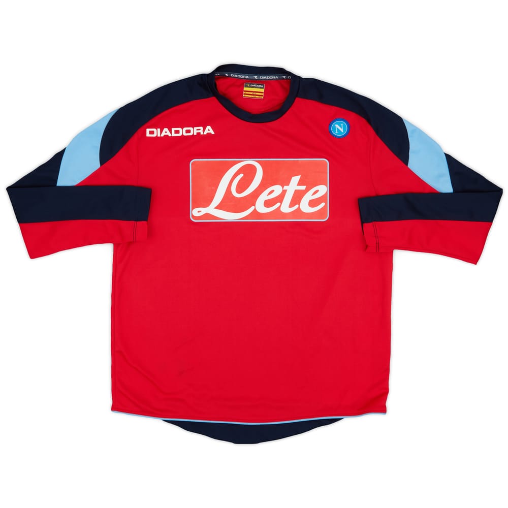 2015-16 Napoli Kappa Training L/S Shirt - 7/10 - (S)
