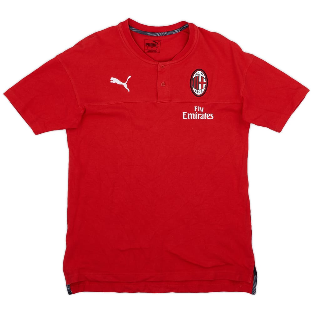 2019-20 AC Milan Puma Polo Shirt - 8/10 - (M)