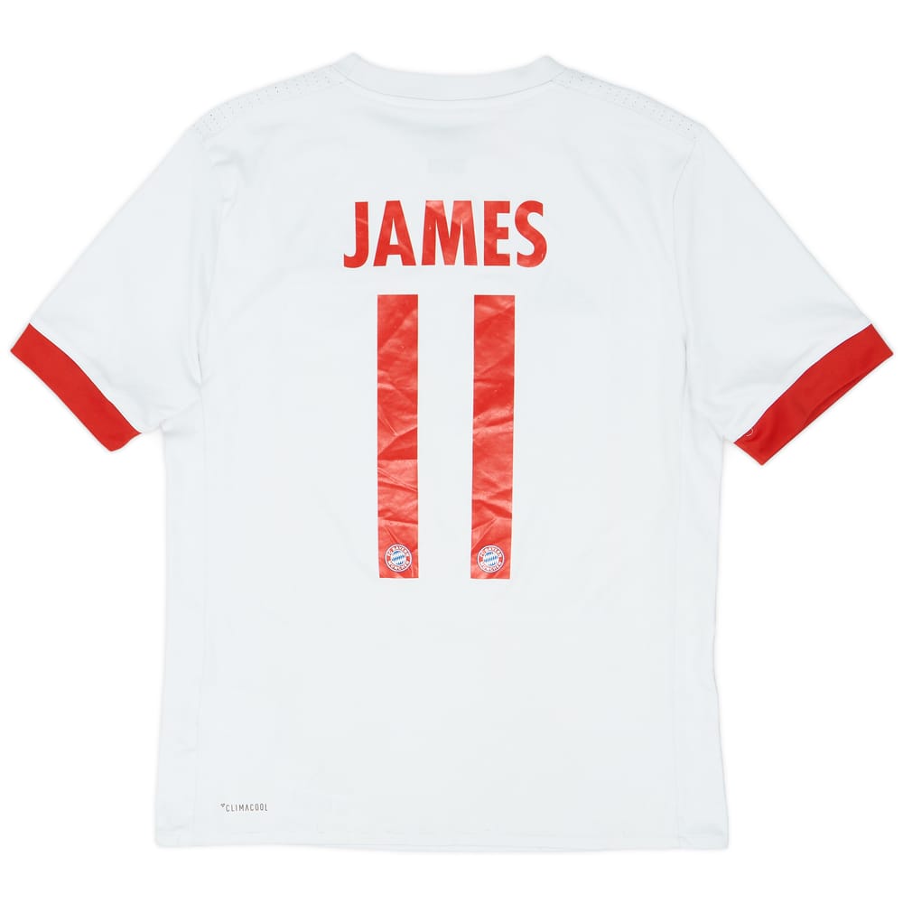 2017-18 Bayern Munich European Third Shirt James #11 - 6/10 - (L.Boys)
