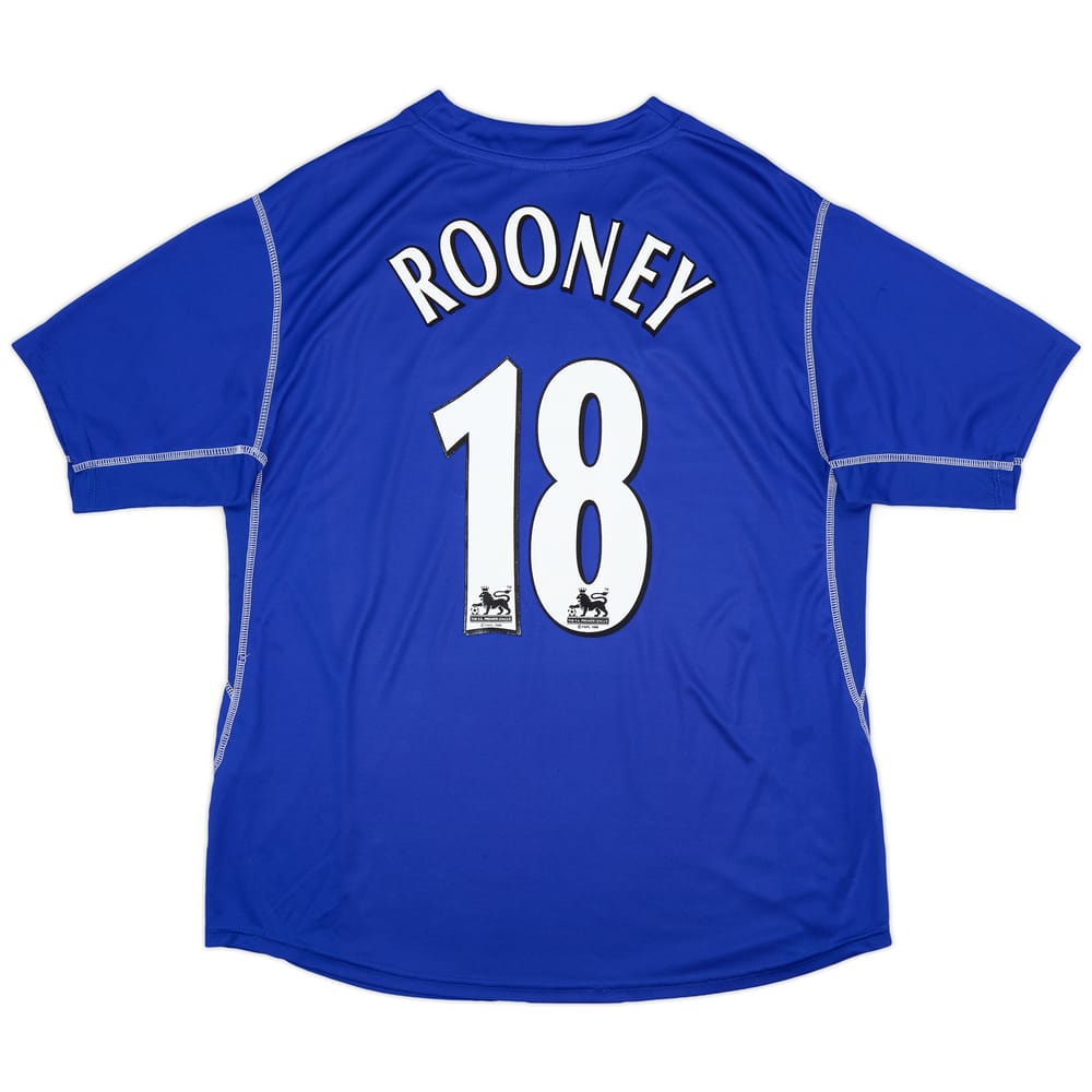 2002-03 Everton Home Shirt Rooney #18 - 7/10 - (XXL)