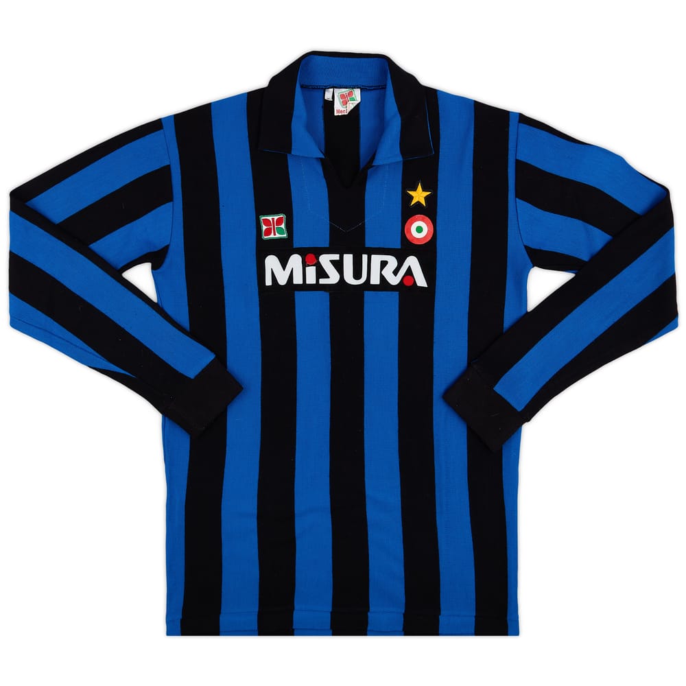 1983-86 Inter Milan Home L/S Shirt - 8/10 - (L)