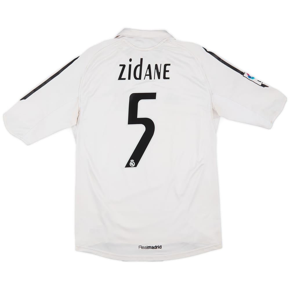 2005-06 Real Madrid Home Shirt Zidane #5 - 5/10 - (M)