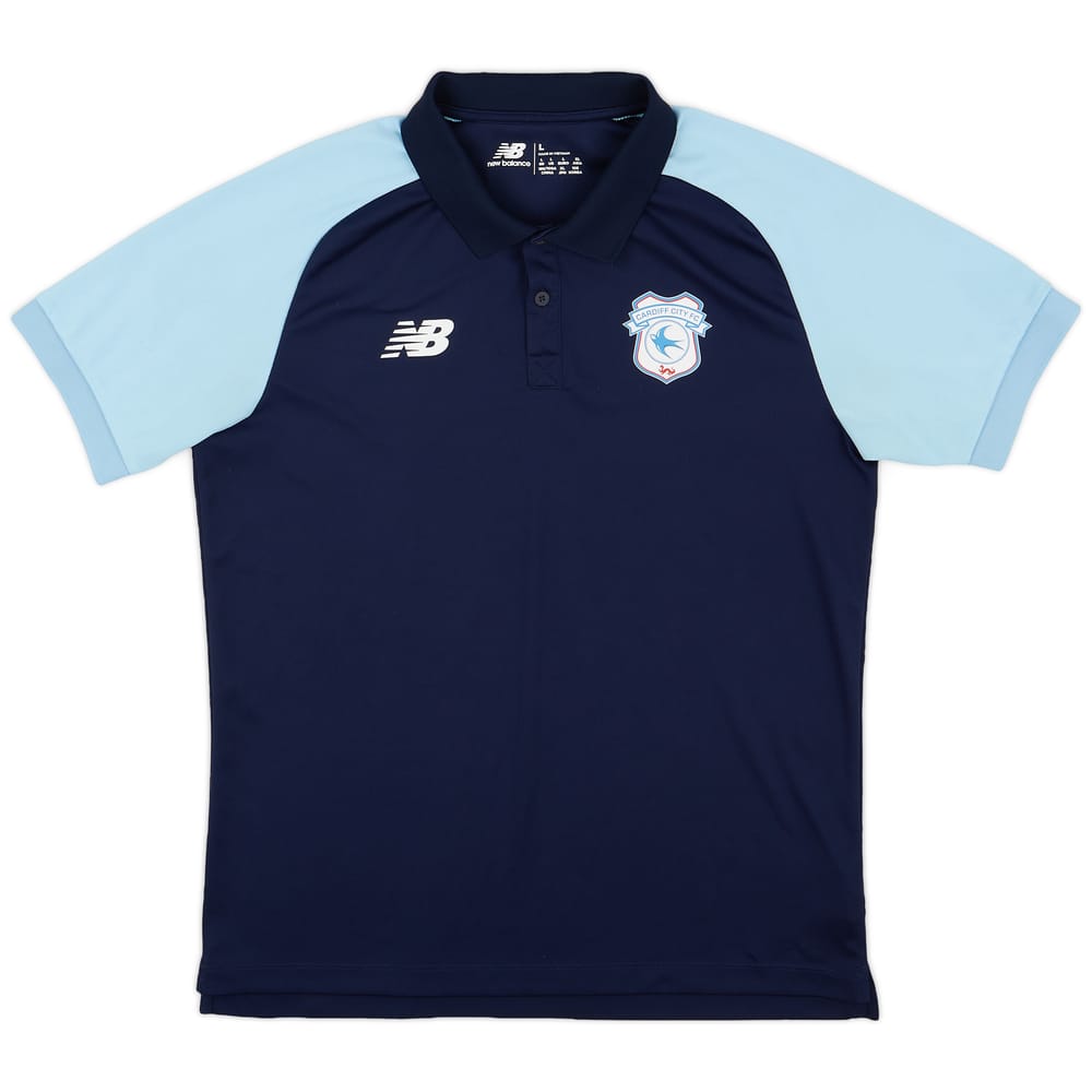 2023-24 Cardiff City New Balance Polo Shirt - 9/10 - (L)