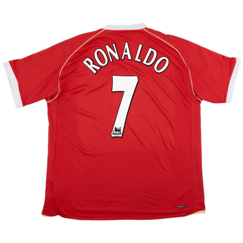 2006-07 Manchester United Home Shirt Ronaldo #7 - 6/10 - (XXL)