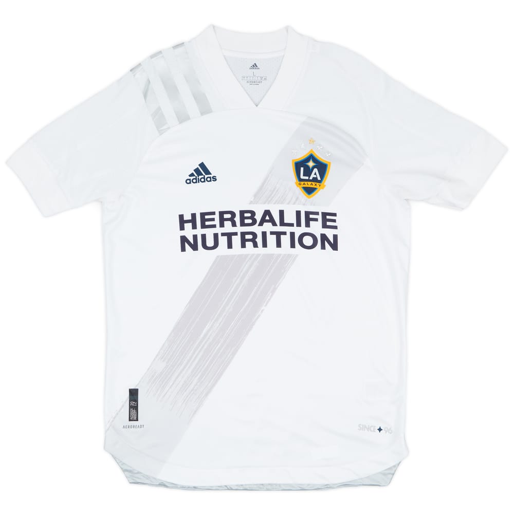 2020 LA Galaxy Authentic Home Shirt - 8/10 - (L)