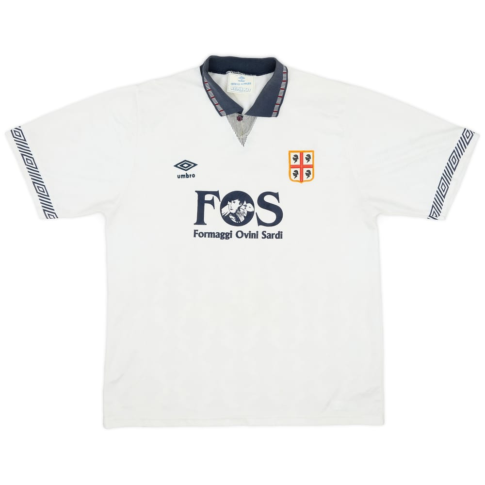 1990-92 Cagliari Away Shirt - 8/10 - (L)