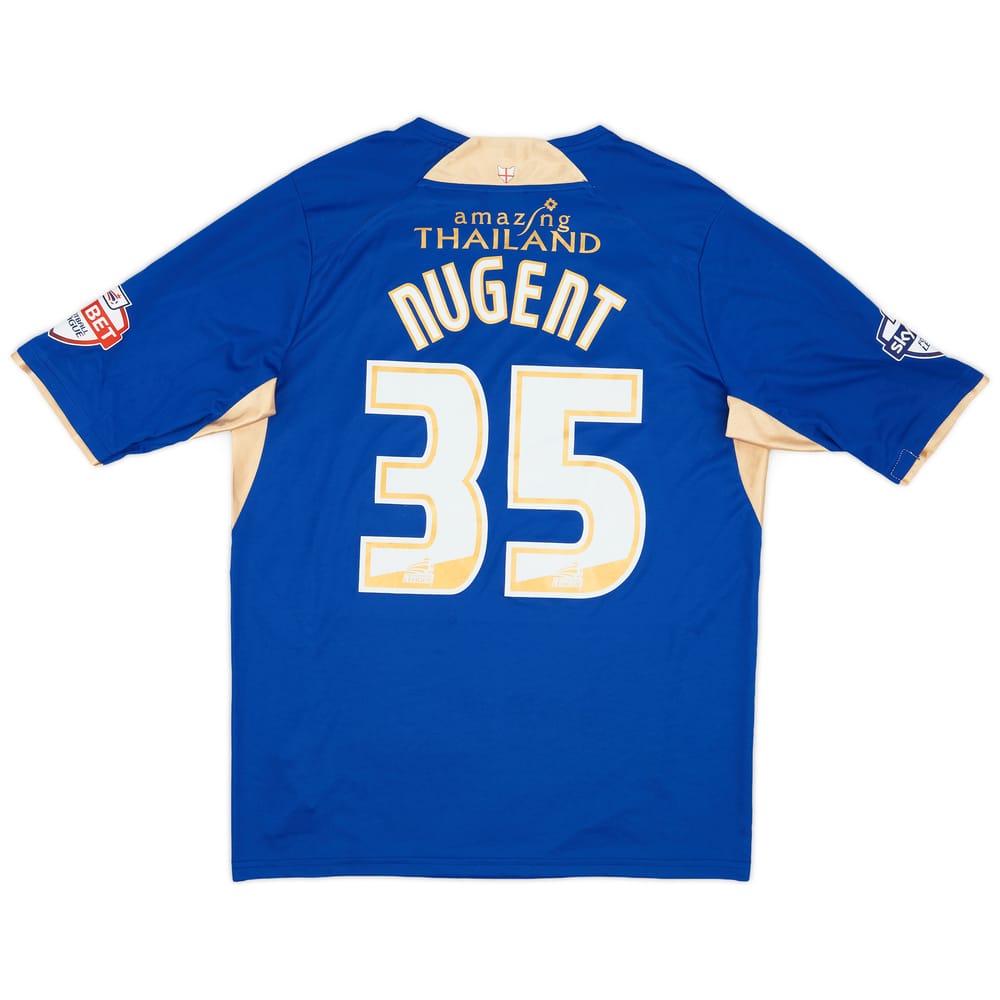 2013-14 Leicester Match Worn Home Shirt Nugent #35