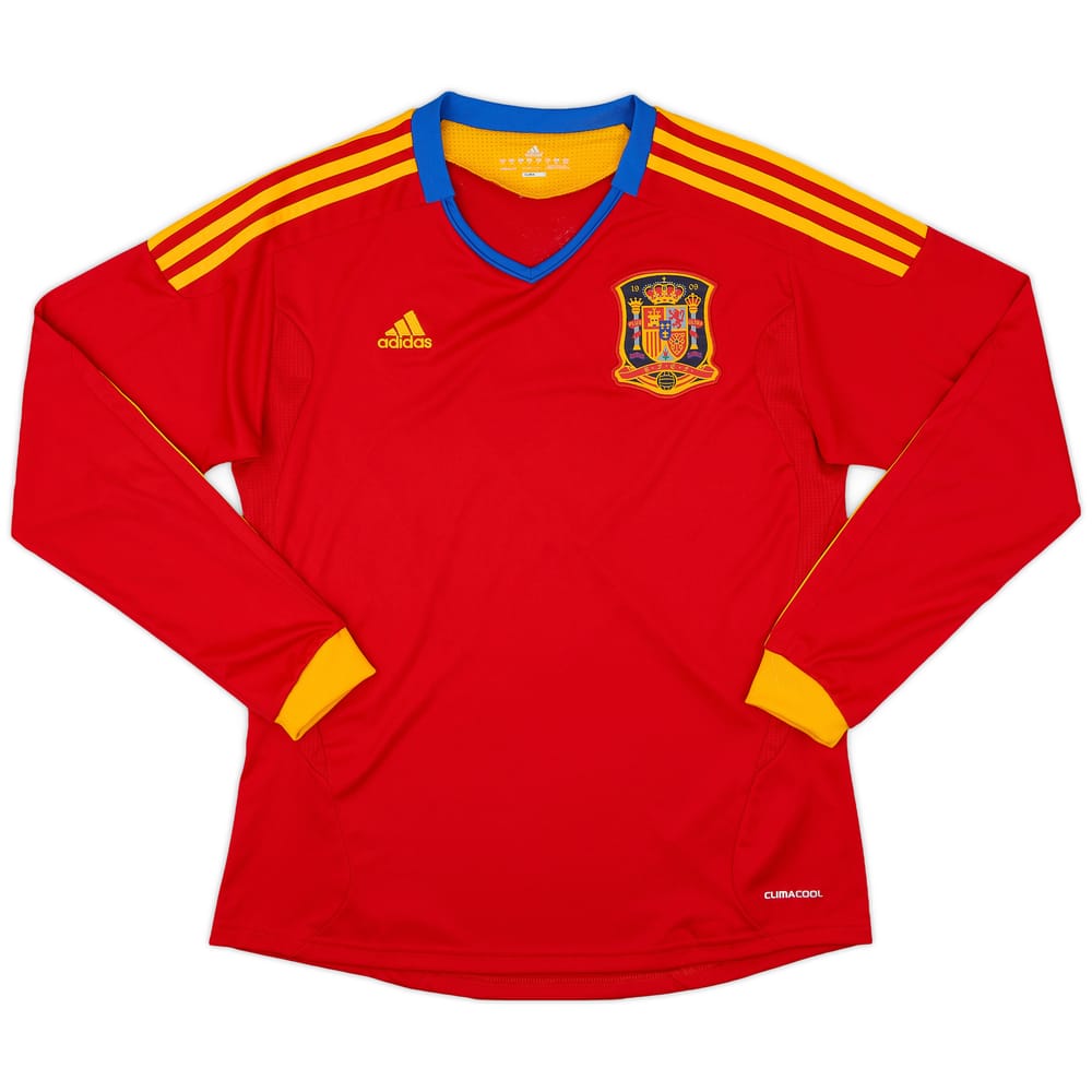 2010-11 Spain Women Home L/S Shirt - 10/10 - (Men's M)