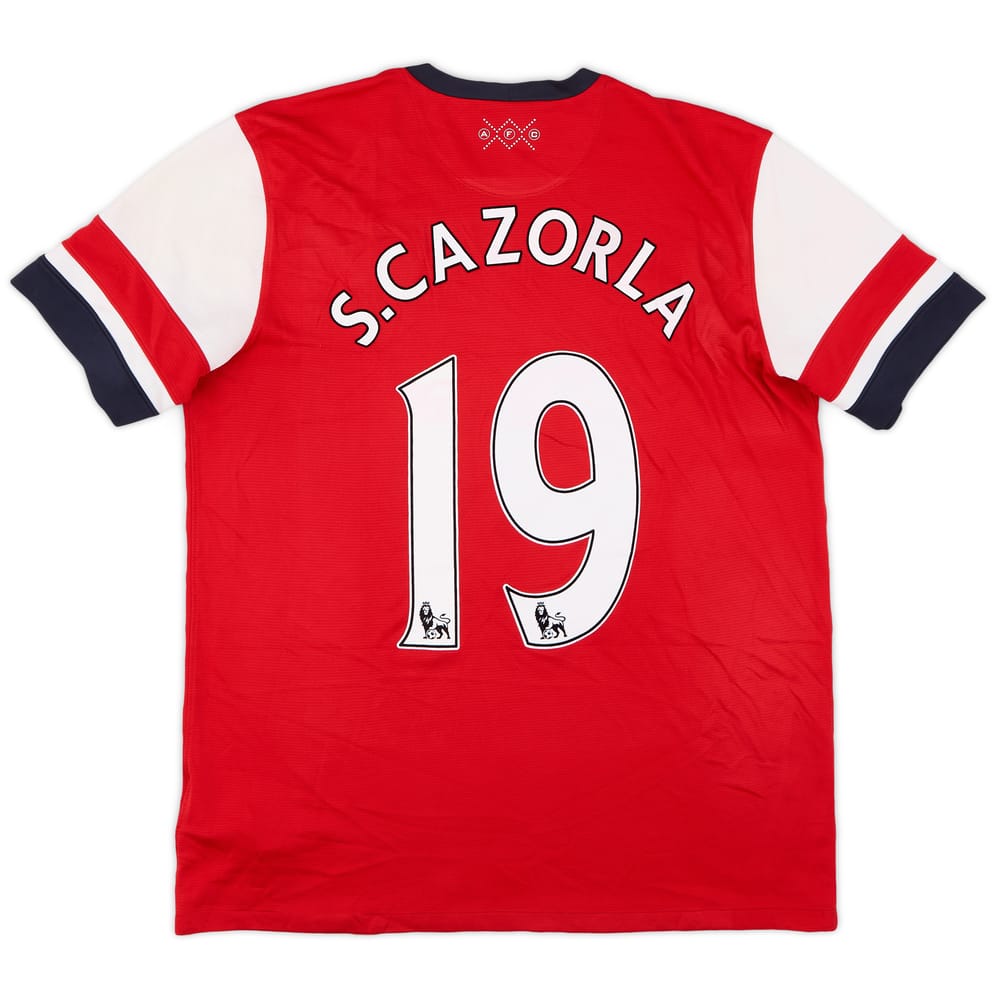 2012-14 Arsenal Home Shirt S. Cazorla #19 (L)