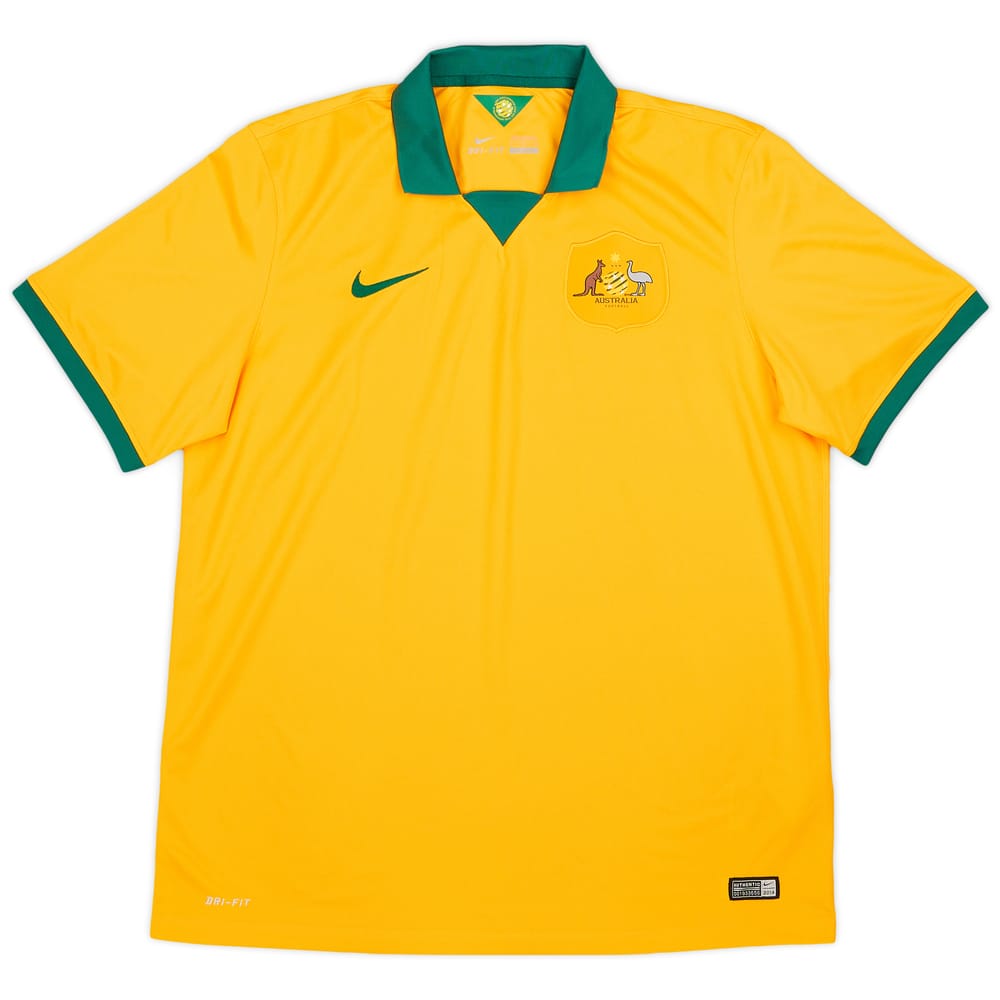 2014-15 Australia Home Shirt - 9/10 - (XL)