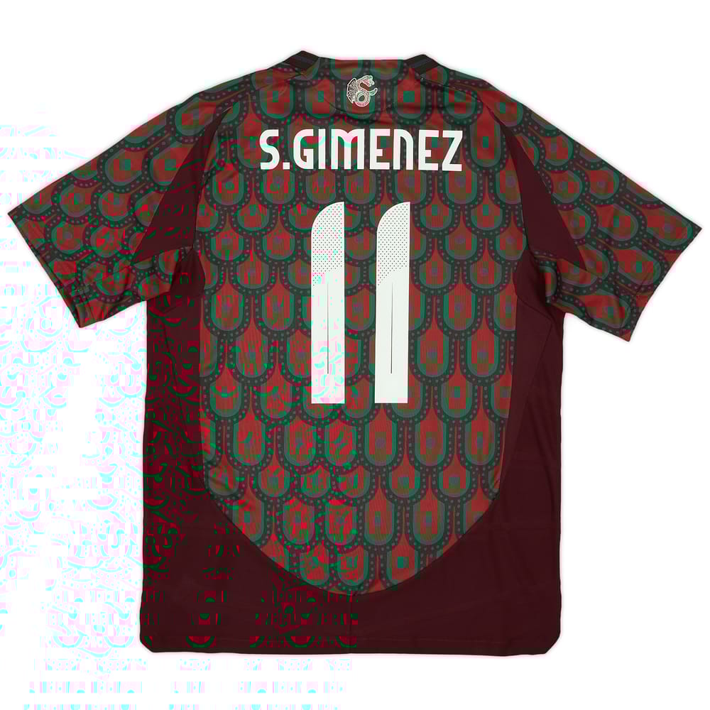 2024-25 Mexico Authentic Home Shirt S.Gimenez #11