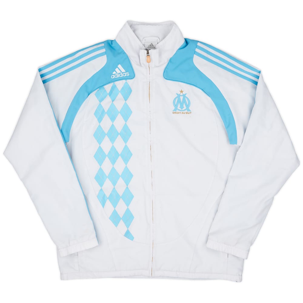 2008-09 Olympique Marseille adidas Track Jacket - 8/10 - (L)