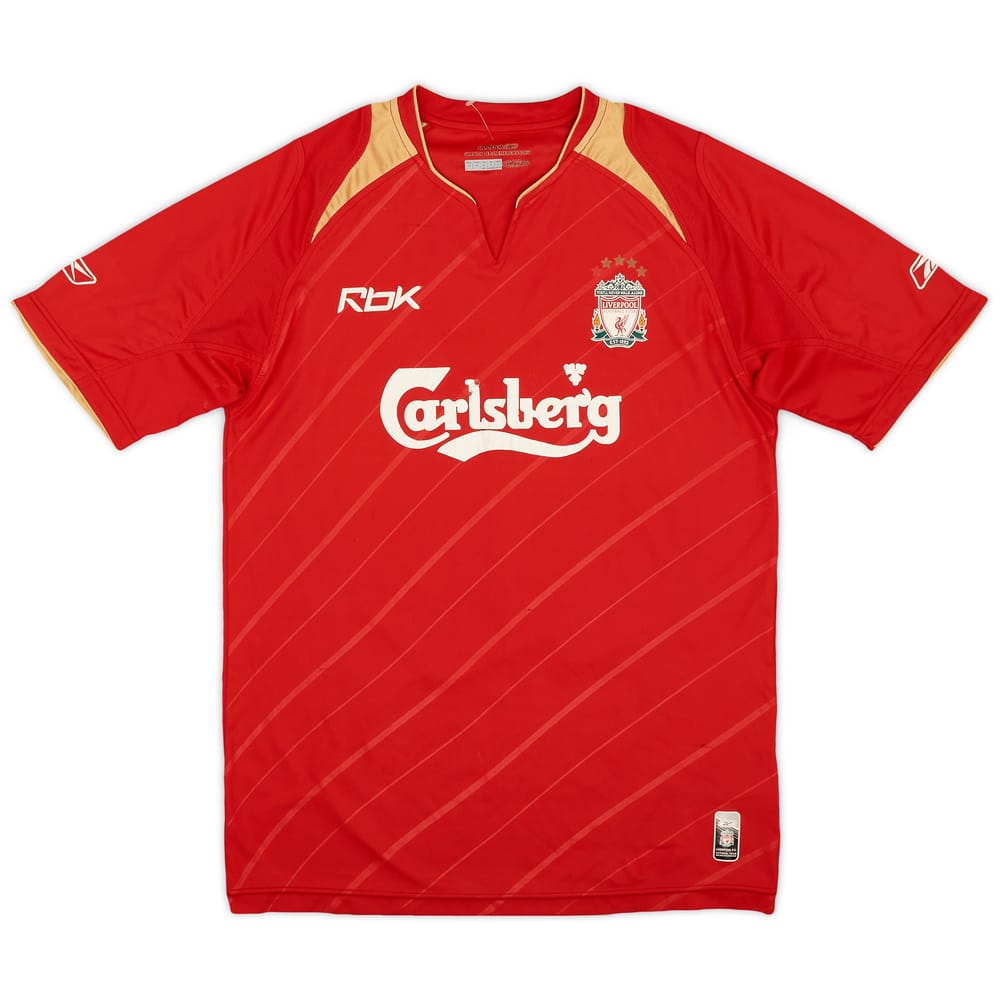 2005-06 Liverpool CL Home Shirt - 4/10 - (S)