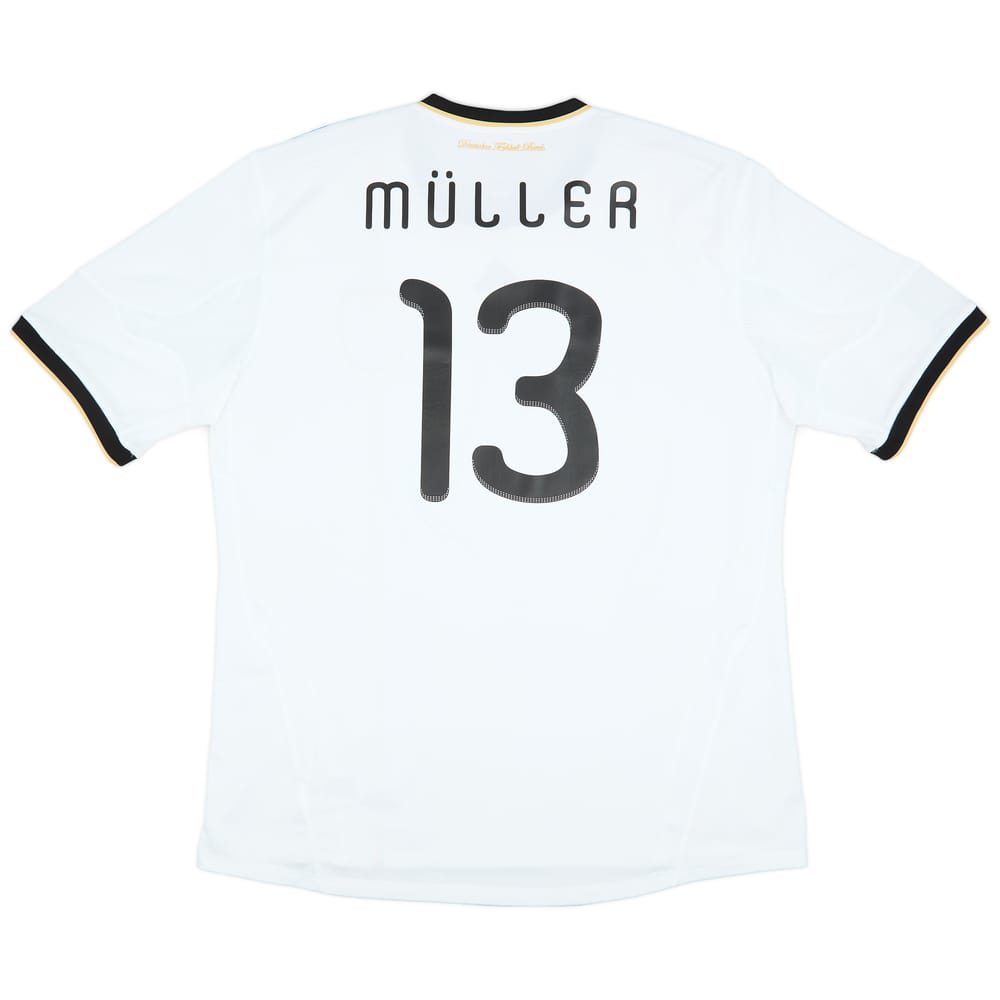 2010-11 Germany Home Shirt Muller #13 - 9/10 - (3XL)