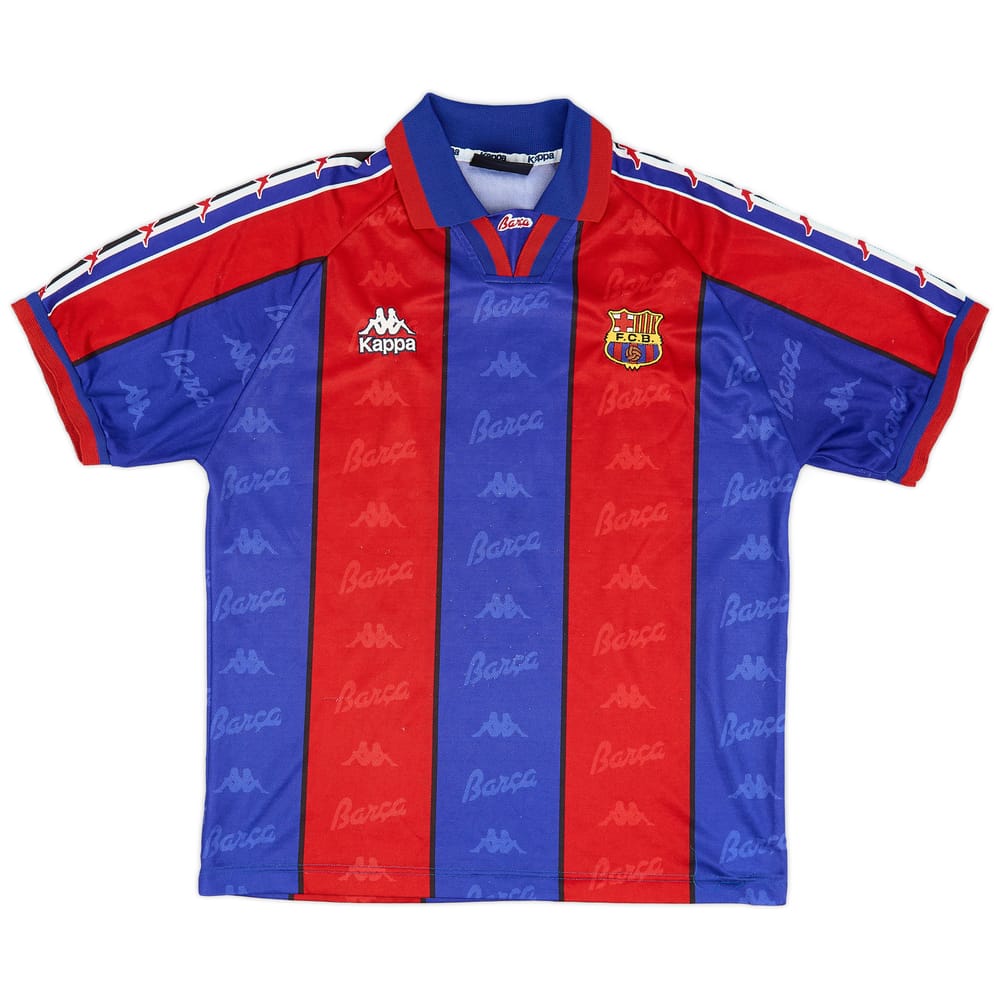 1995-97 Barcelona Home Shirt - 8/10 - (S)