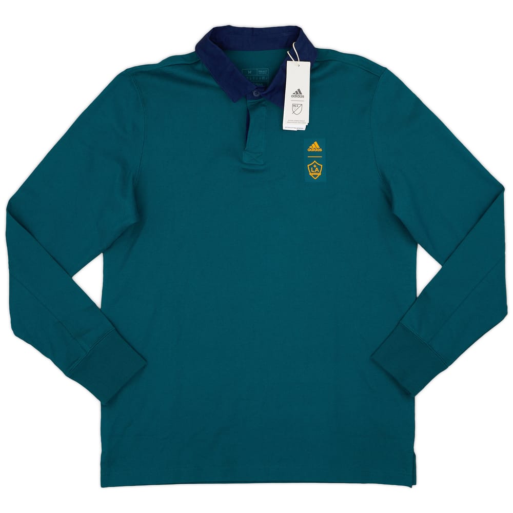 2022-23 LA Galaxy adidas Polo L/S Shirt (M)