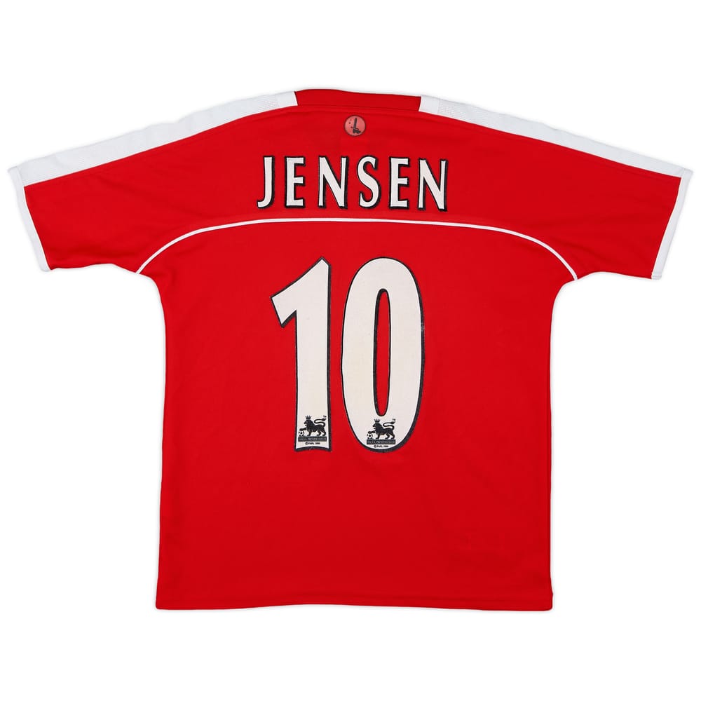 2003-04 Charlton Home Shirt Jensen #10 - 9/10 - (L.Boys)
