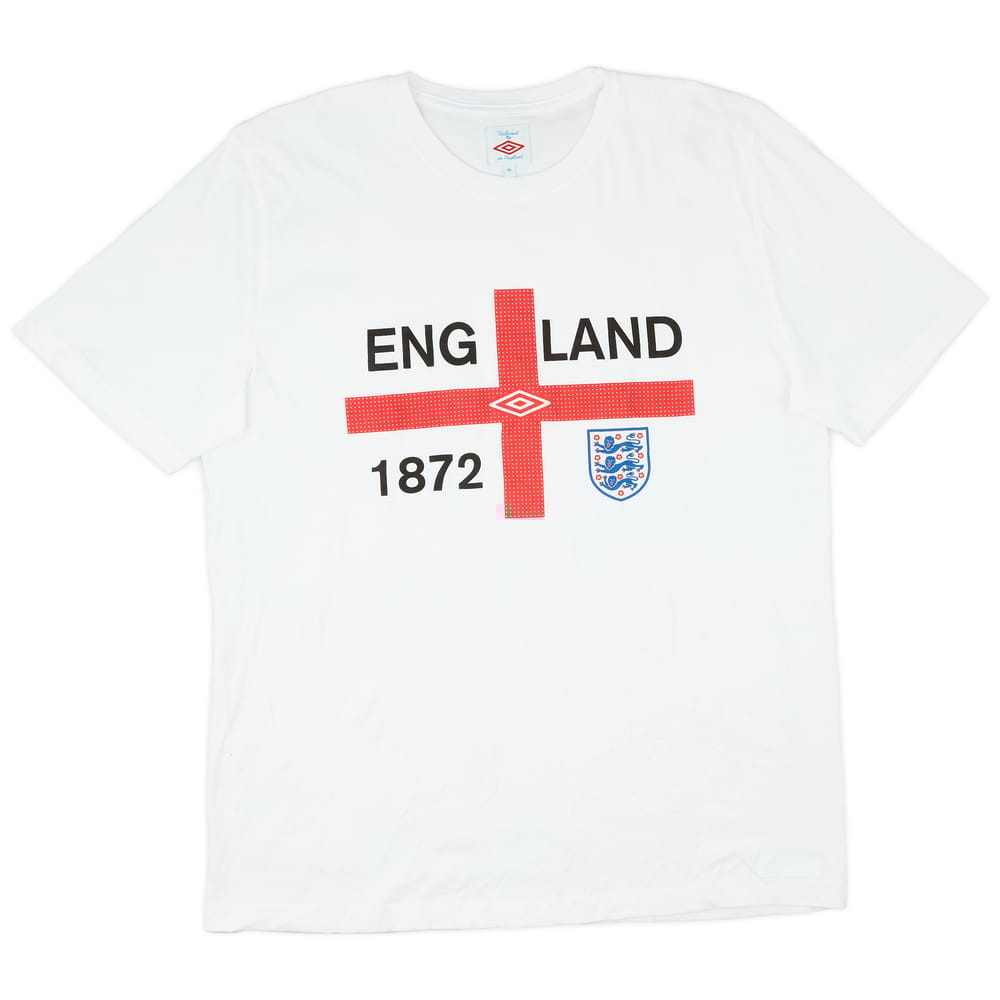 2011-12 England Umbro Graphic Tee - 8/10 - (XL)