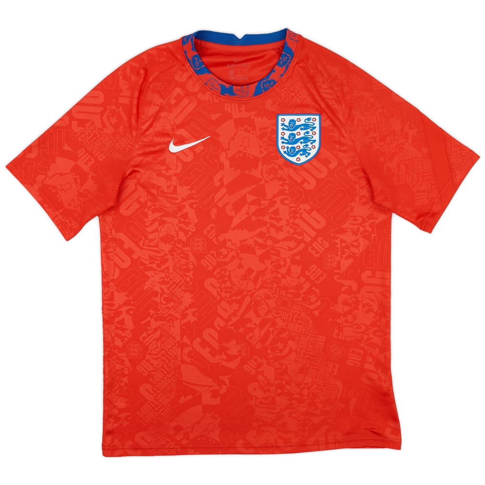 2020-21 England Umbro Training Shirt - 8/10 - (M)